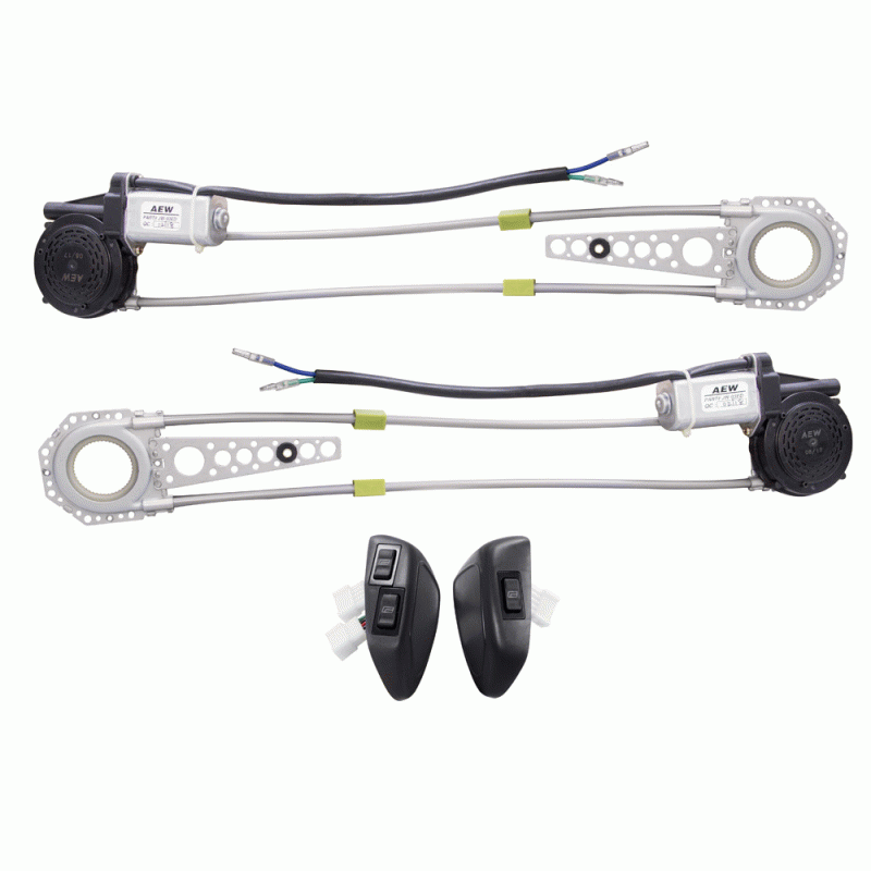 Install Bay Metra JW-93ED Universal Power Window Set w/JW-33ED Kit (2 ...