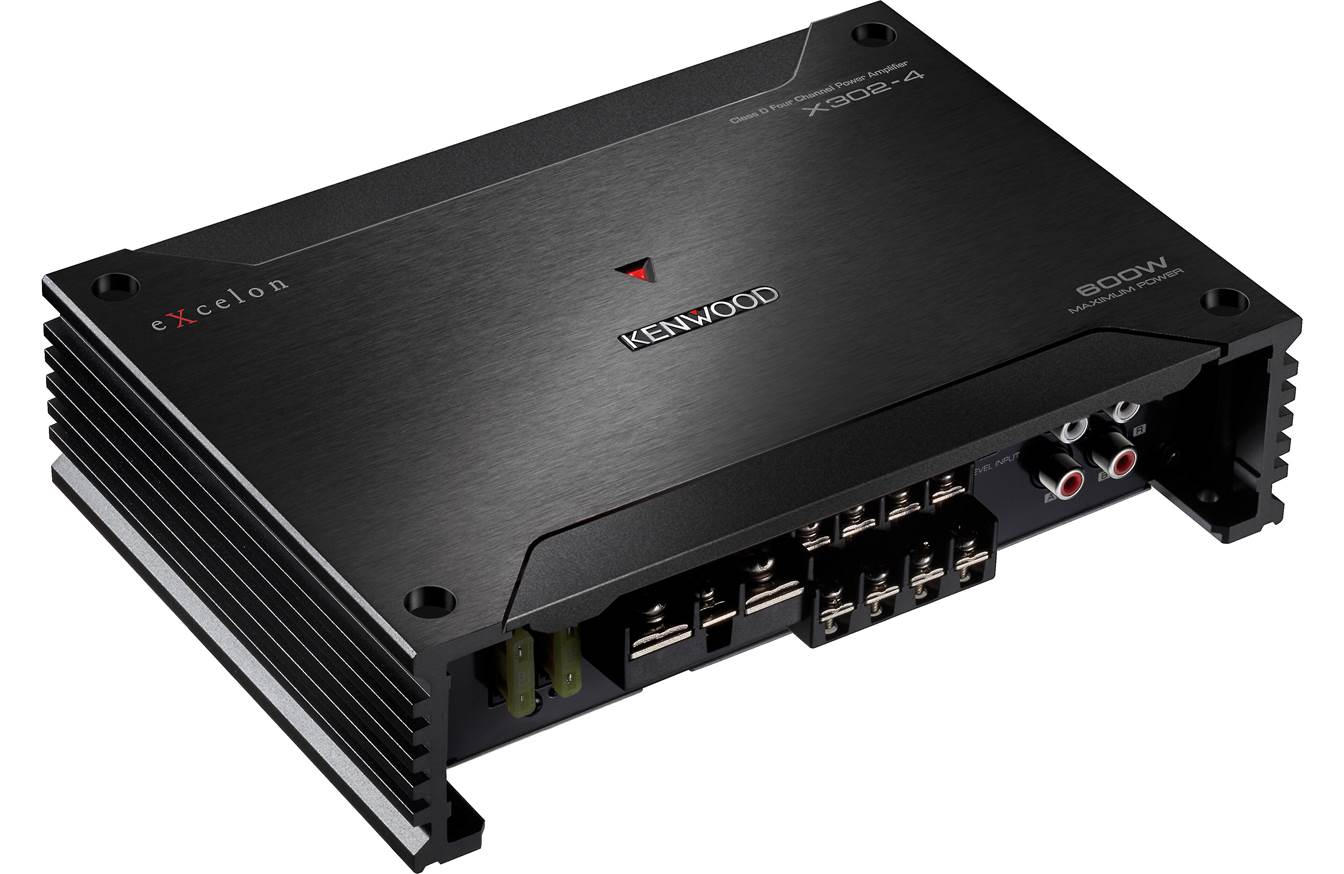 KENWOOD eXcelon X302-4 Car Amplifier | Competition Sound 