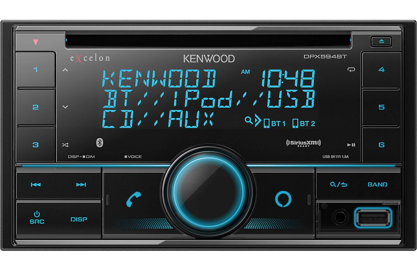 KENWOOD eXcelon DPX593BT Double DIN Car Receiver | Competition