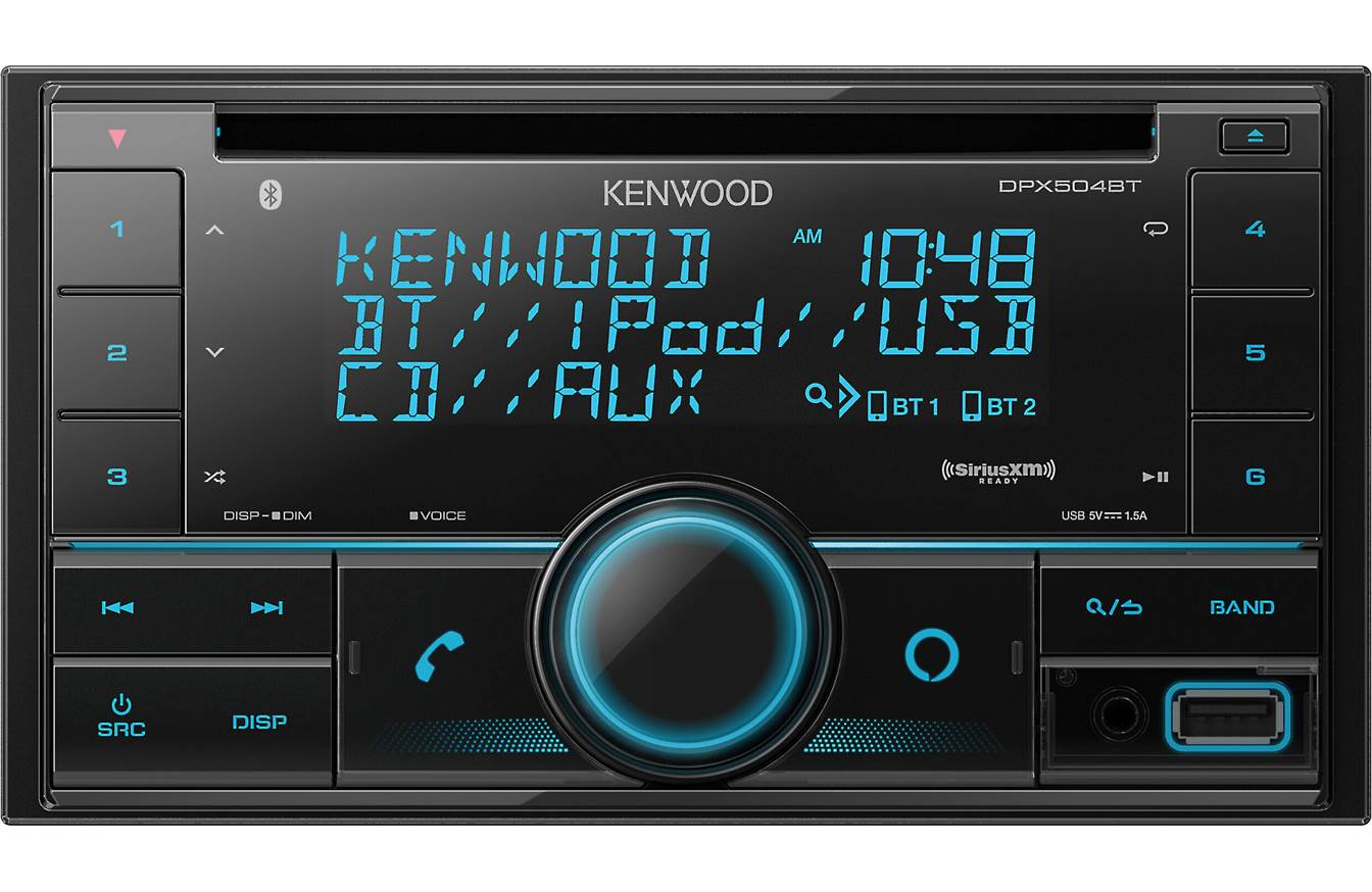 KENWOOD DPX504BT Double DIN Car Receiver | Competition Sound