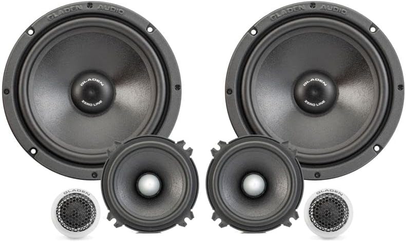 Gladen Audio ZERO PRO 165.3 3-Way Component Kit | Competition