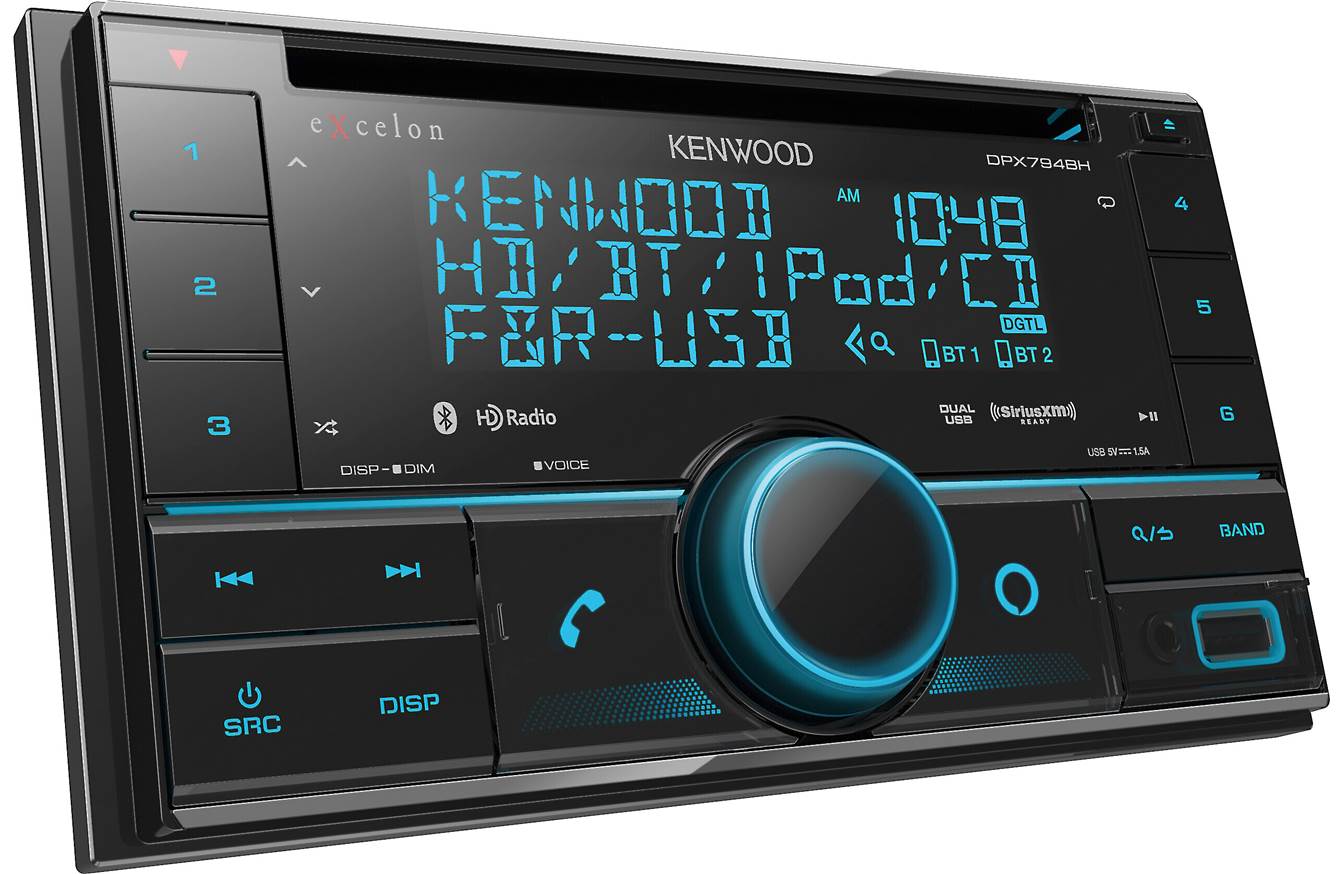 KENWOOD eXcelon DPX794BH Double DIN Car Receiver | Competition