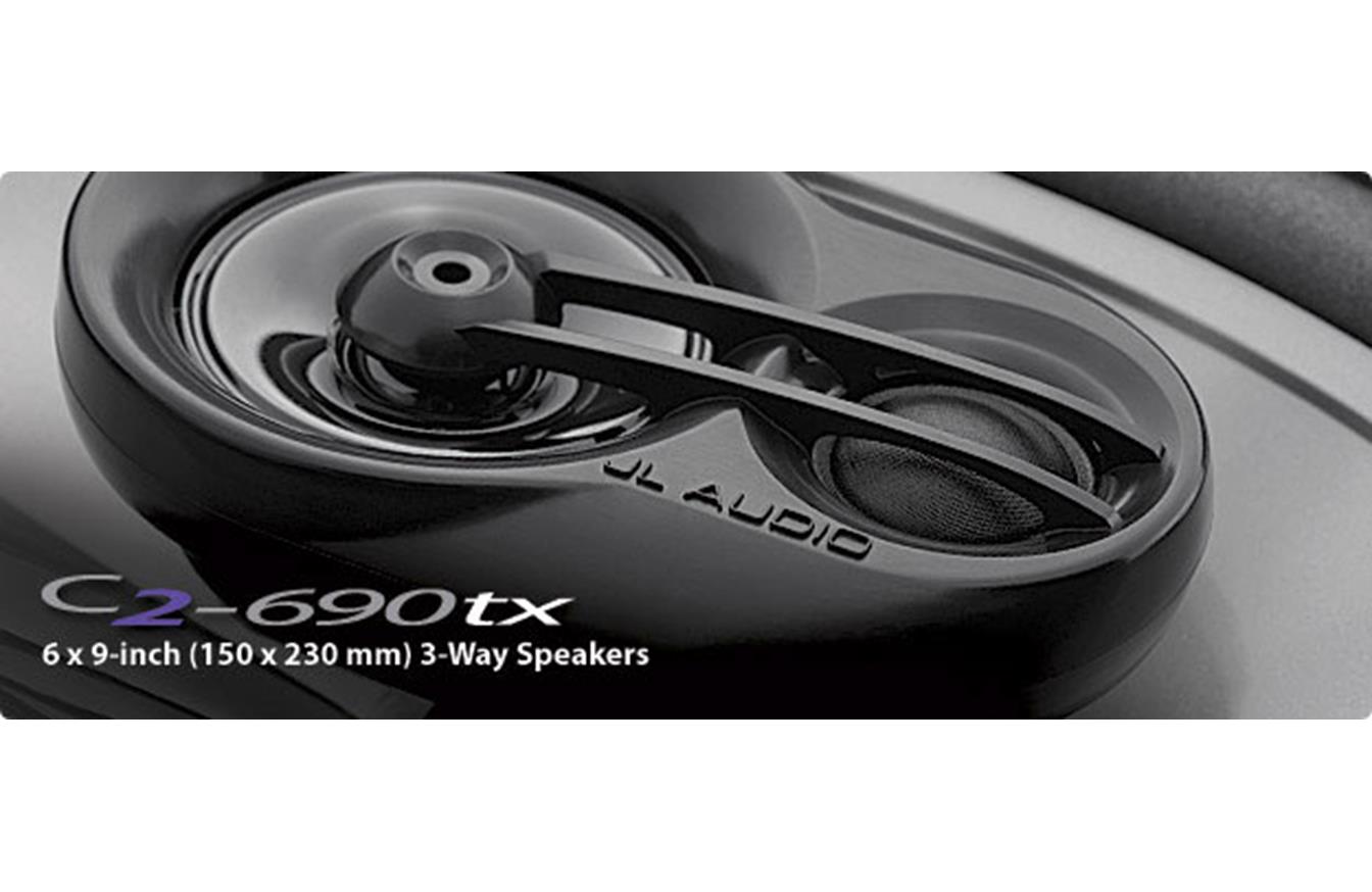 JL Audio 6x9-inch 3-Way Coaxial Speaker System C2-690tx