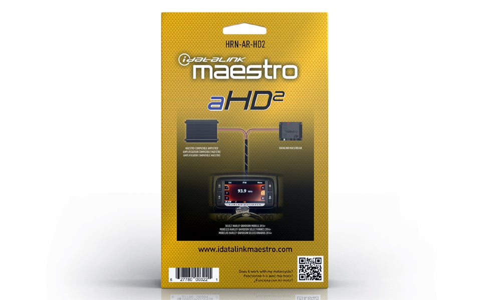 IDatalink HRN-AR-HD2 Plug And Play Amplifier DSP Harness For Motorcycles | AHD2 Interface