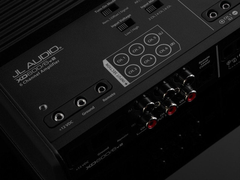 JL Audio XD600/6v2 6 Ch. Class D Full-Range Amplifier, 600 W