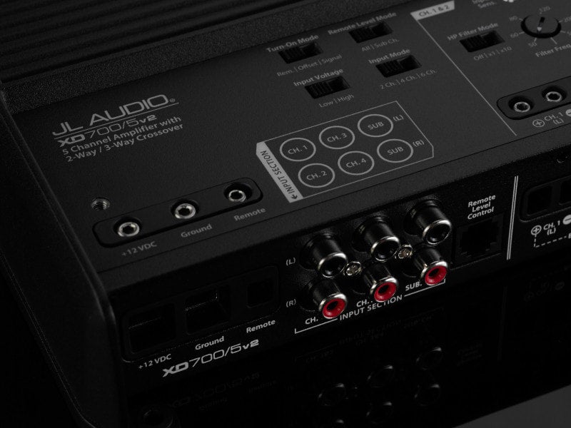 JL Audio XD700/5v2 5 Ch. Class D System Amplifier, 700 W