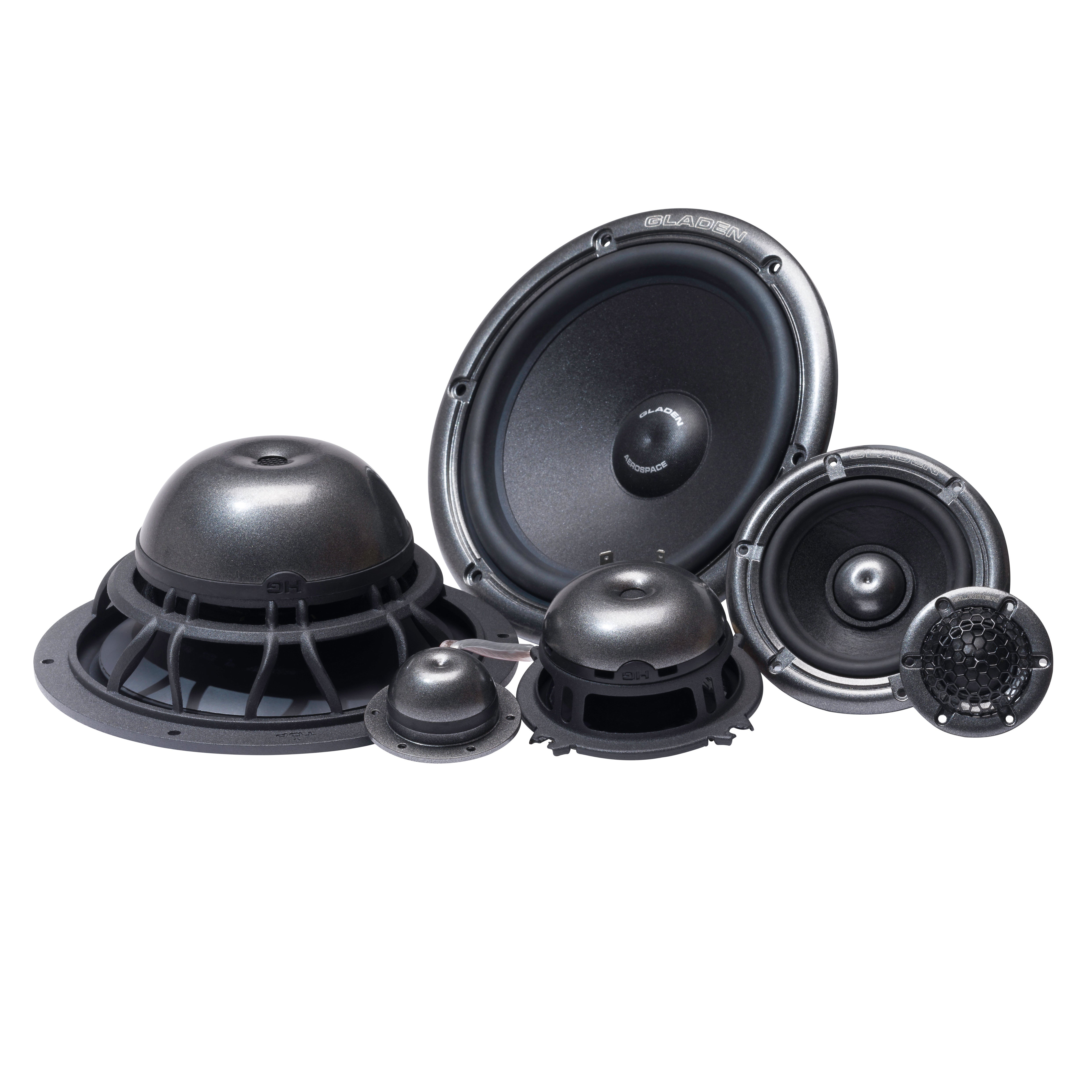 Gladen Audio AEROSPACE 165.3 Active 3-way Active Component Kit