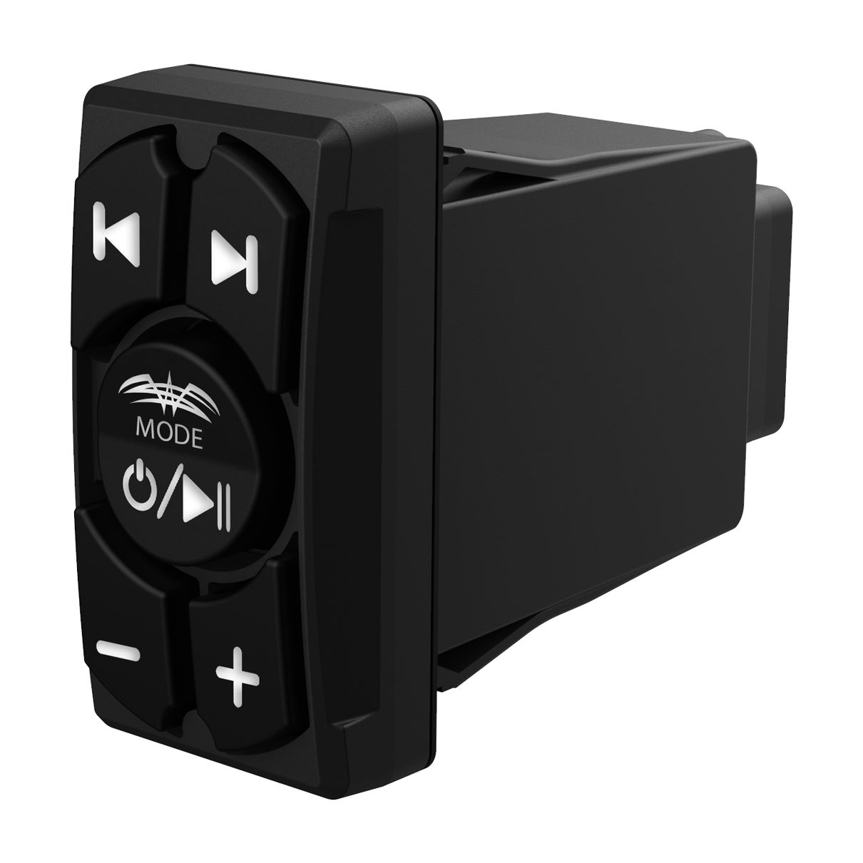 Textured Rocker Volume Rocker Control On Remote Control WW-BT RS | Wet Sounds Marine Bluetooth Rocker Switch With Volume ...