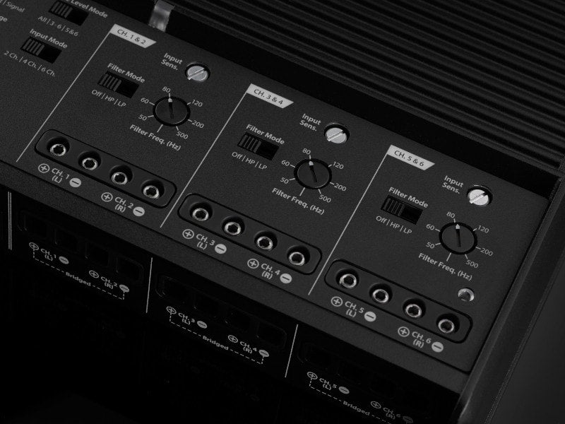 JL Audio XD600/6v2 6 Ch. Class D Full-Range Amplifier, 600 W