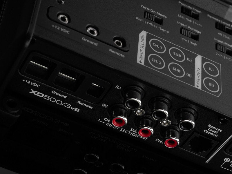 JL Audio XD500/3v2 3 Ch. Class D System Amplifier, 500 W