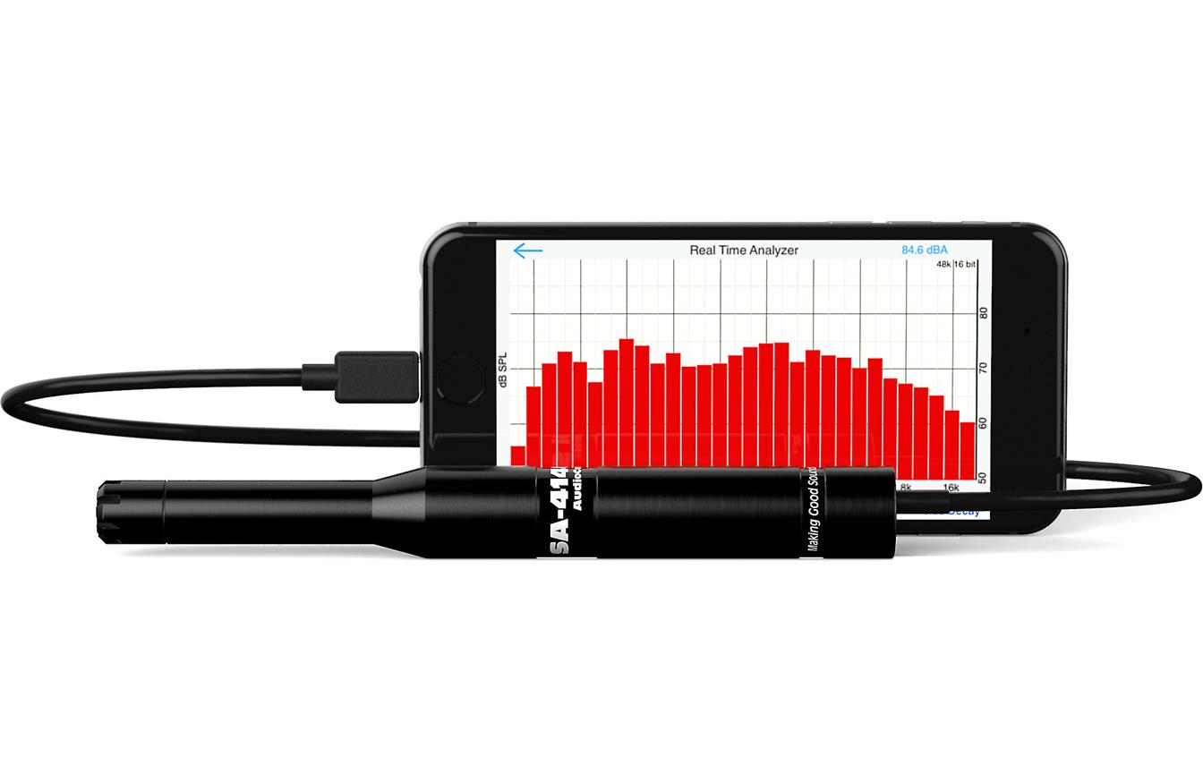 AudioControl SA4140i Calibrated iOS Microphone w/12v and 3.5