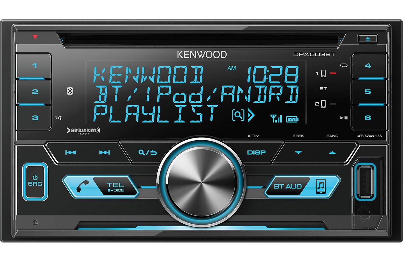 KENWOOD DPX503BT Double DIN Car Receiver | Competition Sound
