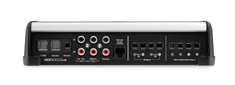 JL Audio XD500/3v2 3 Ch. Class D System Amplifier, 500 W