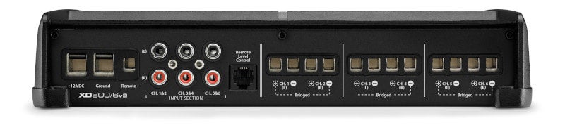 JL Audio XD600/6v2 6 Ch. Class D Full-Range Amplifier, 600 W