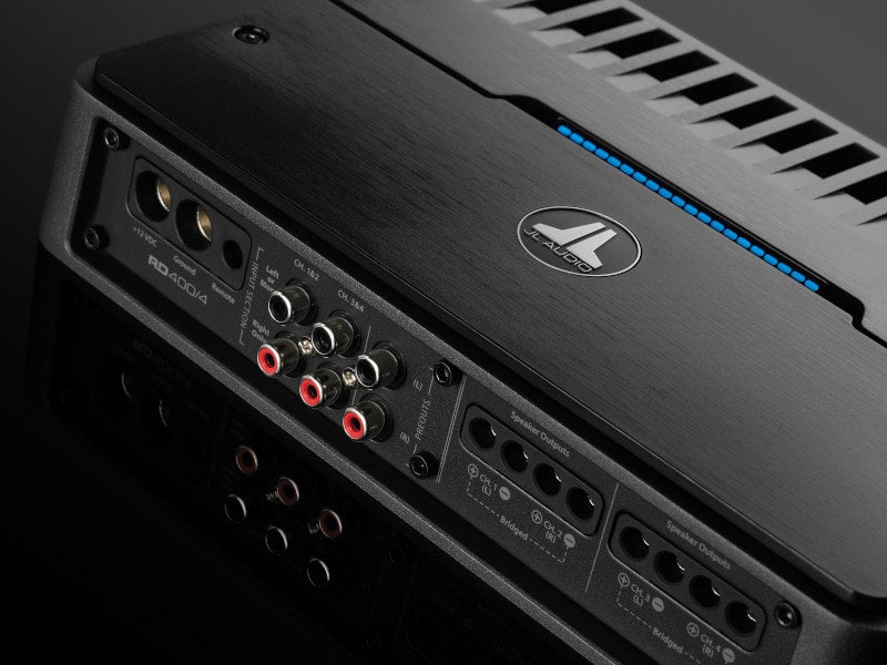 JL Audio RD400/4 4 Ch. Class D Full-Range Amplifier, 400 W