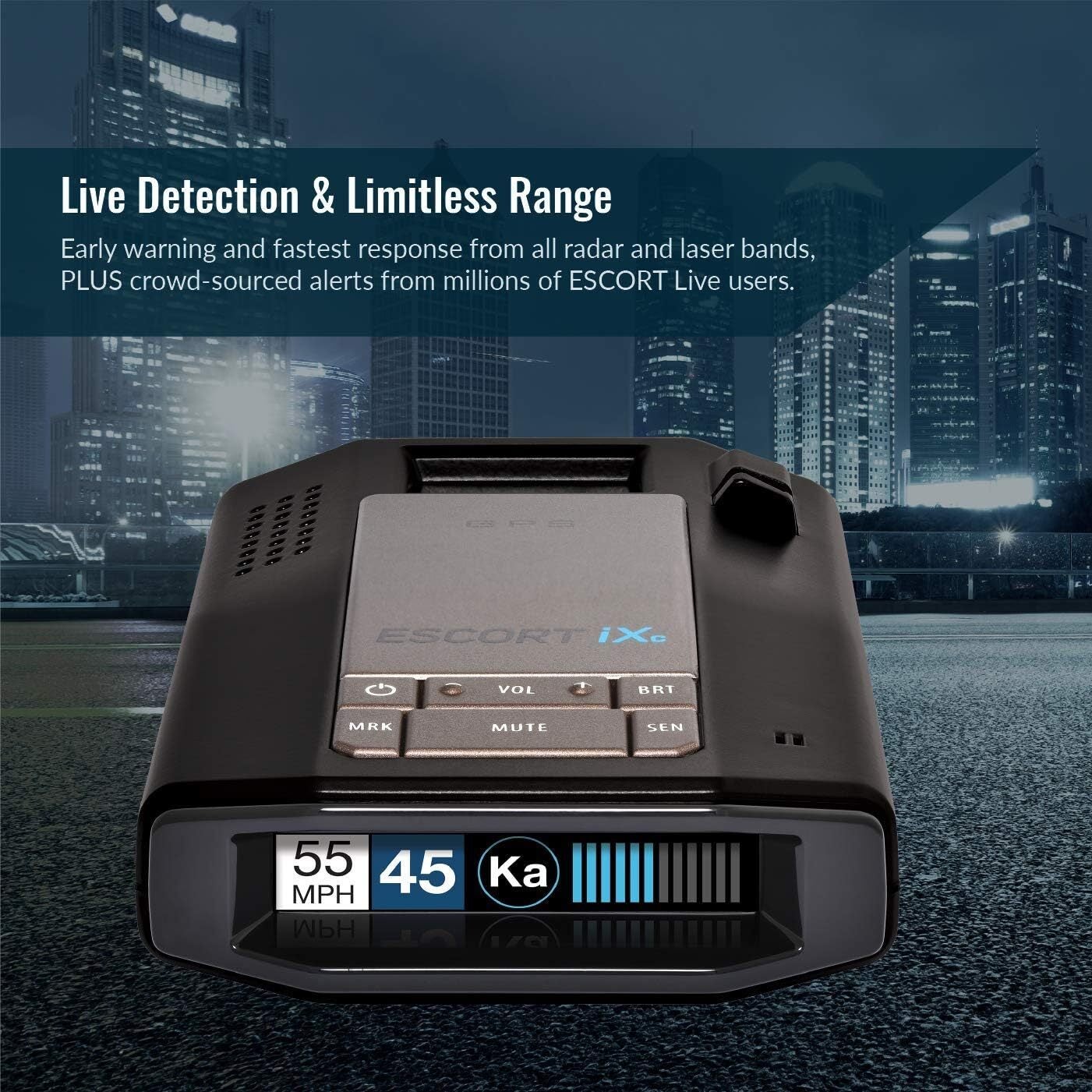 ESCORT iXc LASER AND RADAR DETECTOR | Competition Sound